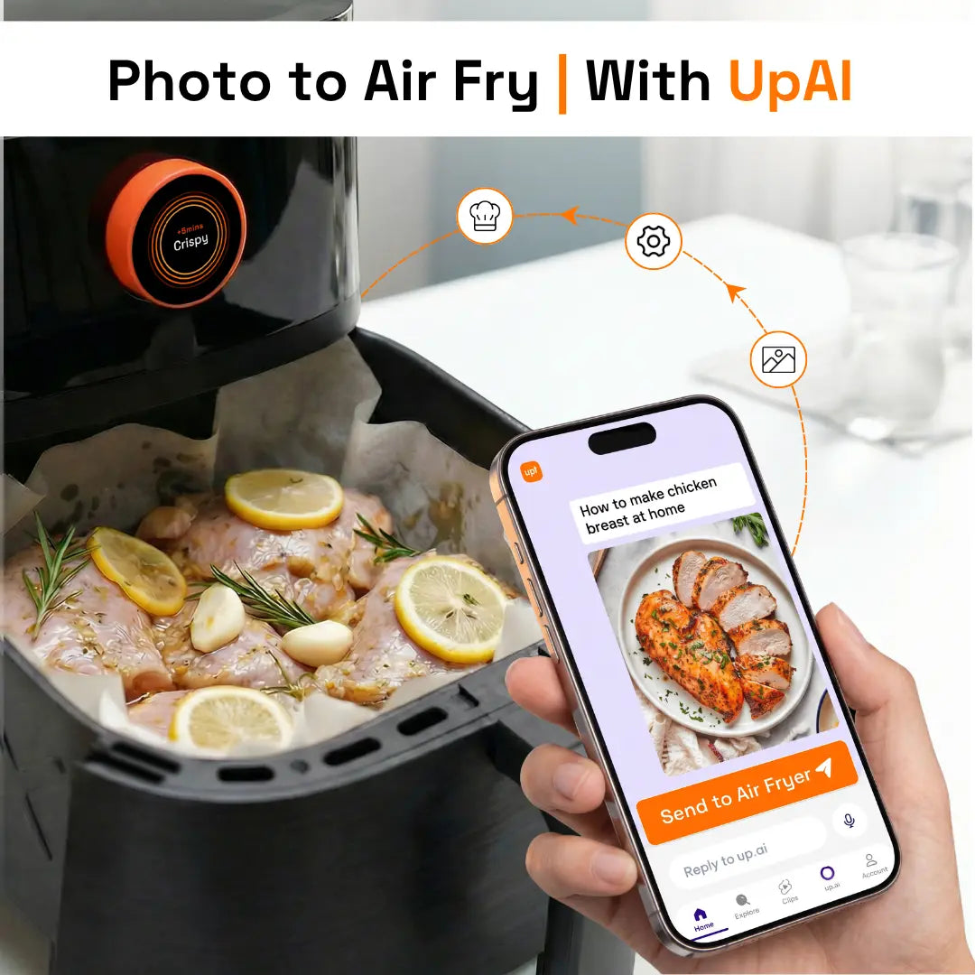 Upliance Smart Air Fryer - 5L | Powered by UpAI