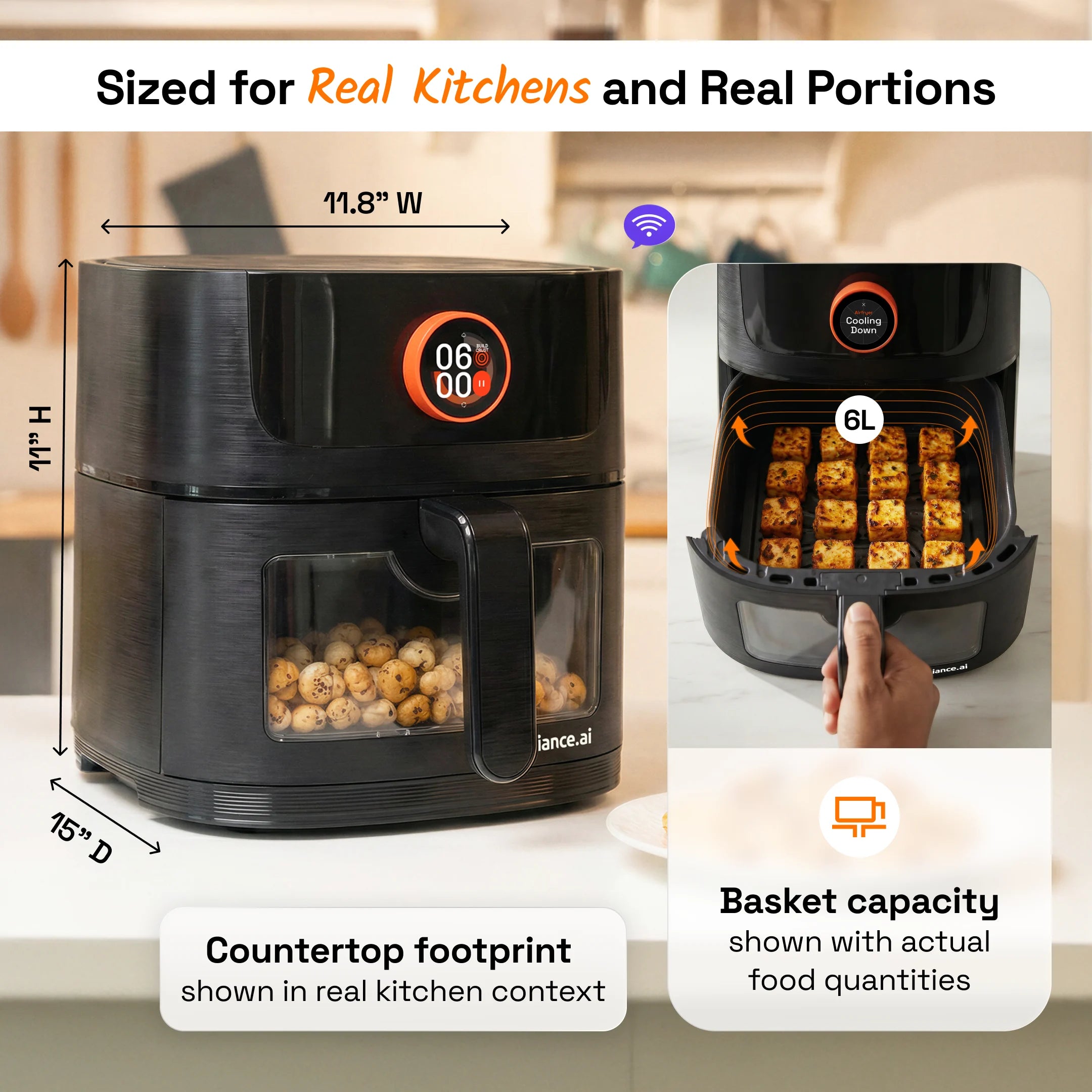 Upliance Air Fryer - 6L | World&