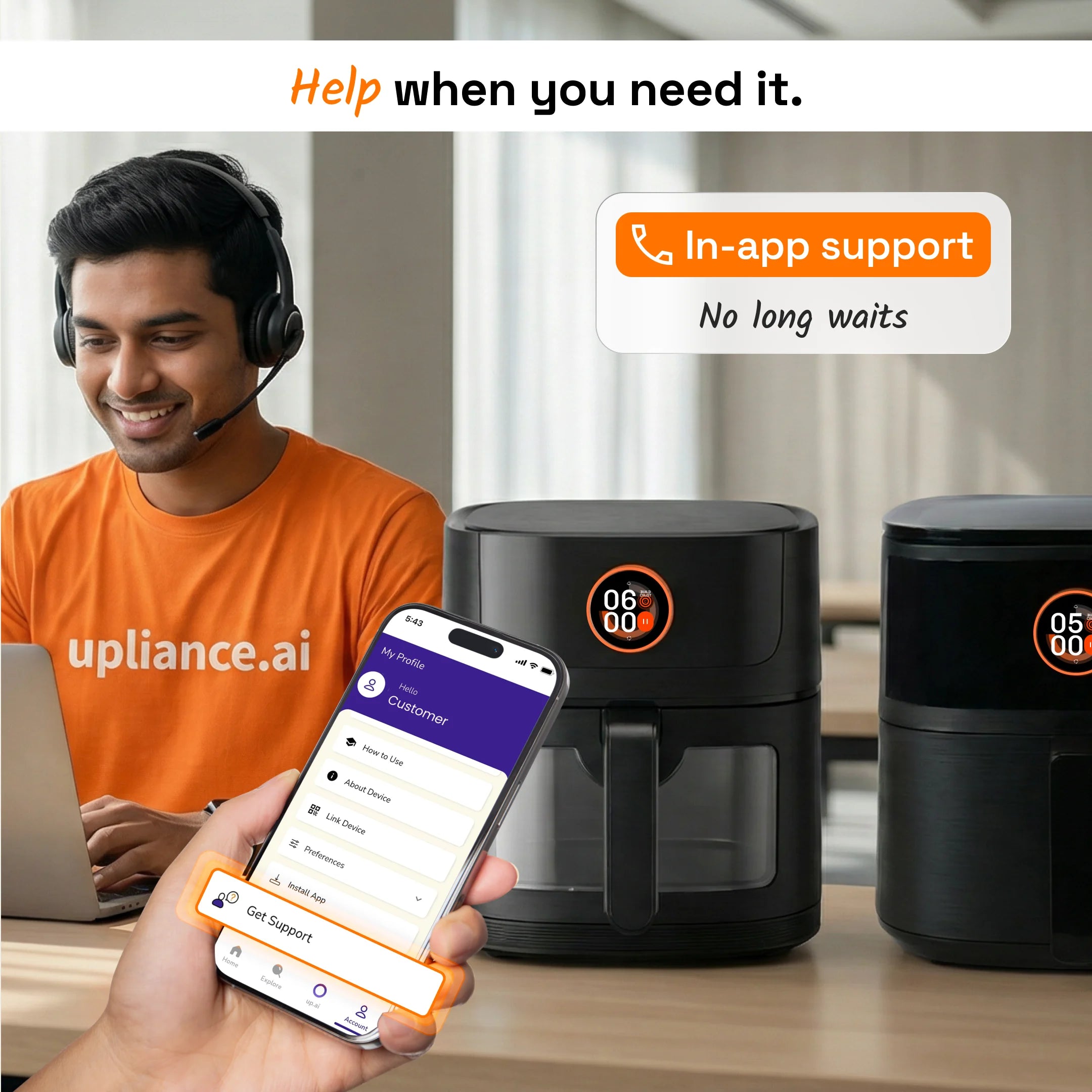 Upliance Air Fryer - 6L | World&