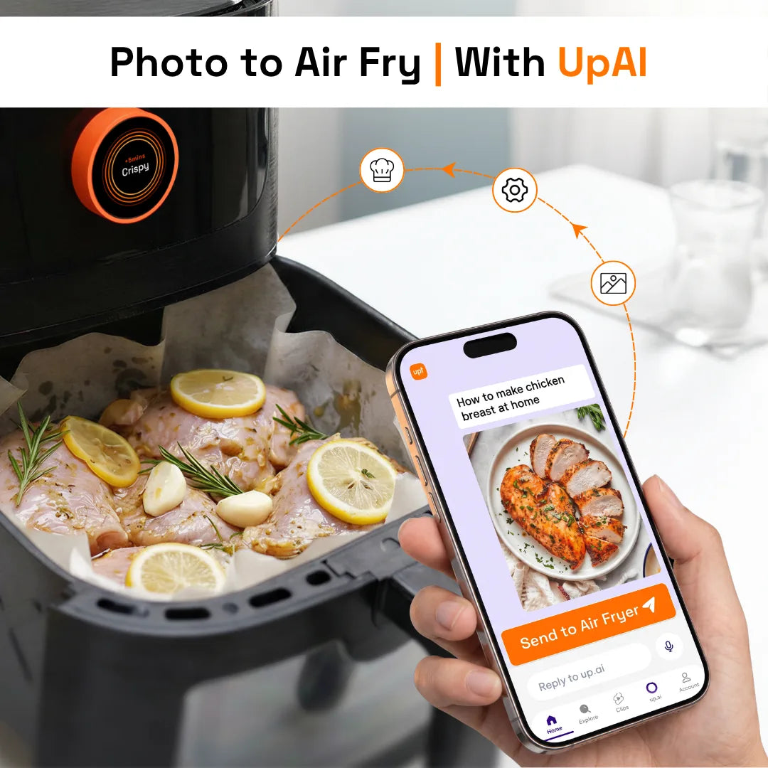 Upliance Smart Air Fryer - 6L | Powered by UpAI