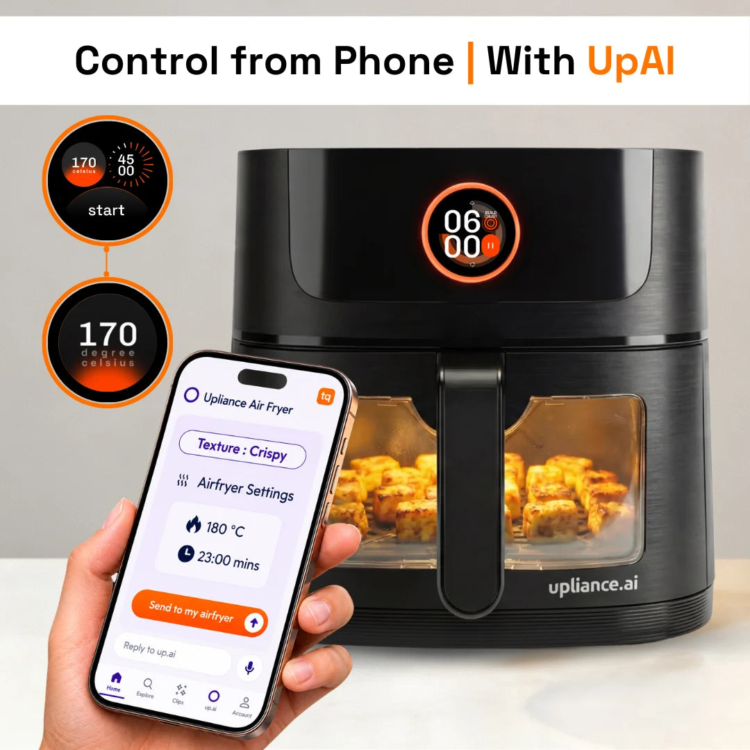Upliance Smart Air Fryer - 6L | Powered by UpAI