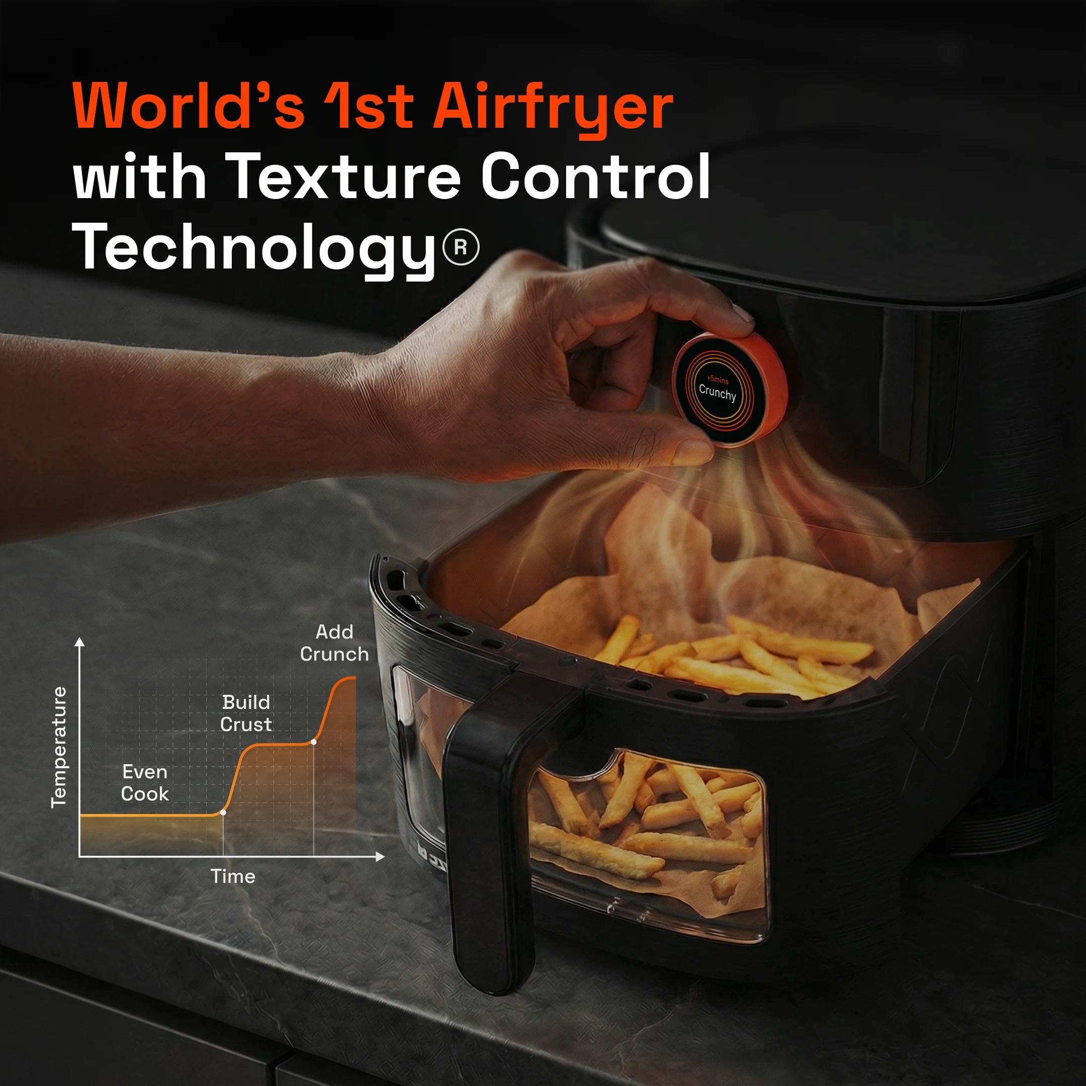 Upliance Smart Air Fryer - 6L | Powered by UpAI