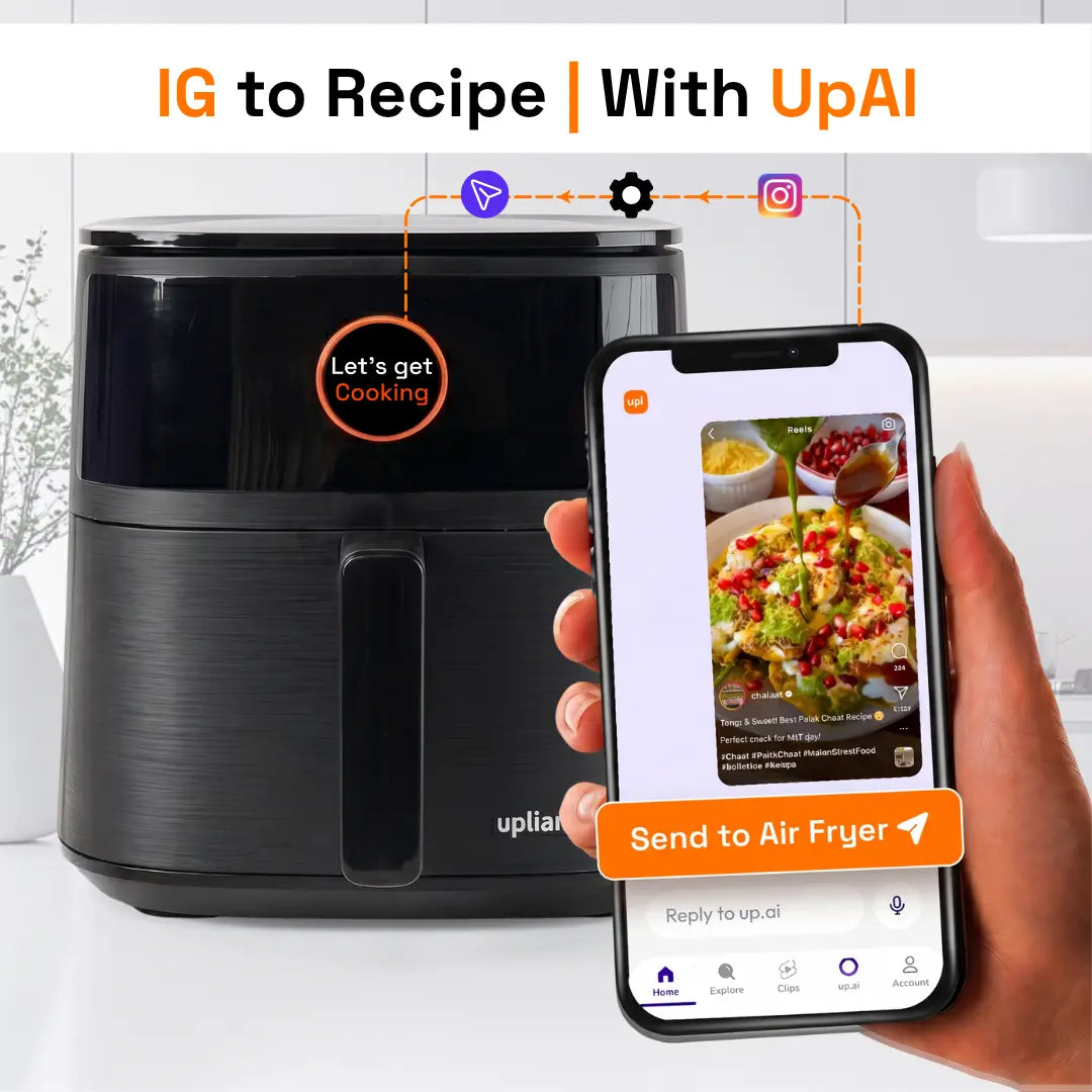 Upliance Smart Air Fryer - 5L | Powered by UpAI