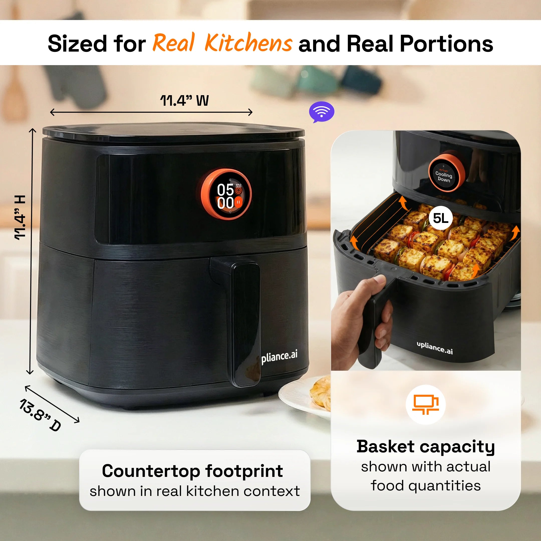 Upliance Air Fryer - 5L | World&