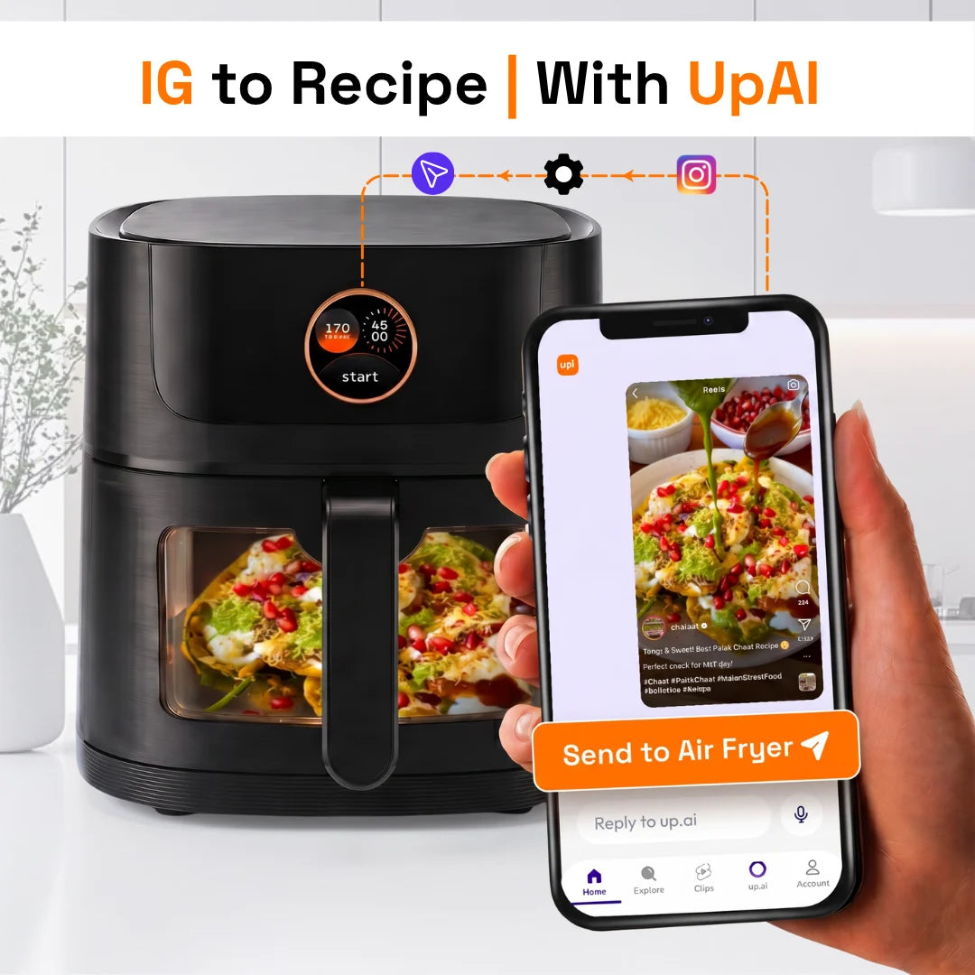 Upliance Smart Air Fryer - 6L | Powered by UpAI