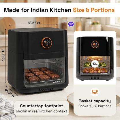Upliance Air Fryer Oven - 12L | Powered by UpAI