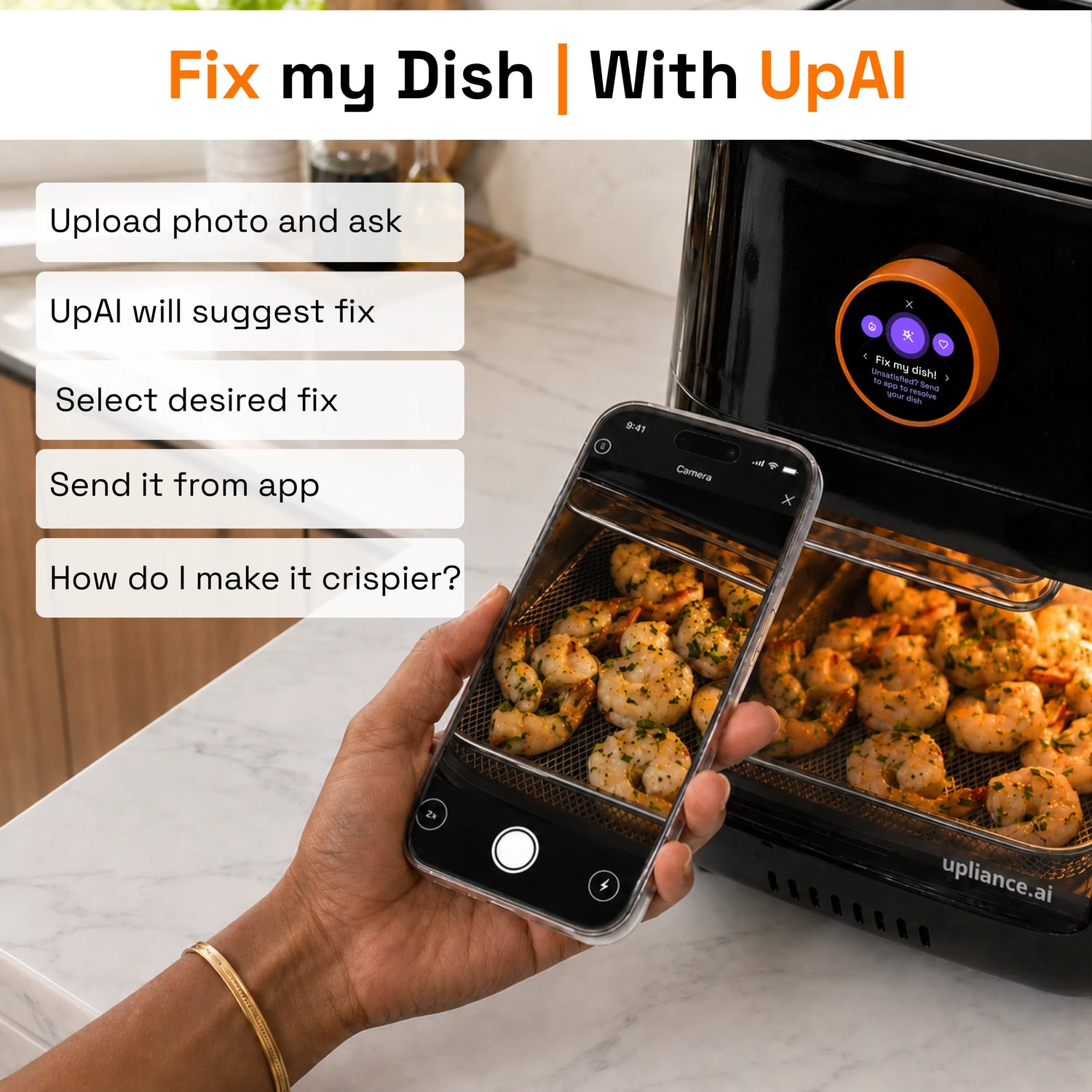 Upliance Air Fryer Oven - 12L | Powered by UpAI