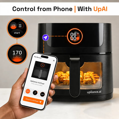 Upliance Smart Air Fryer - 6L | Powered by UpAI