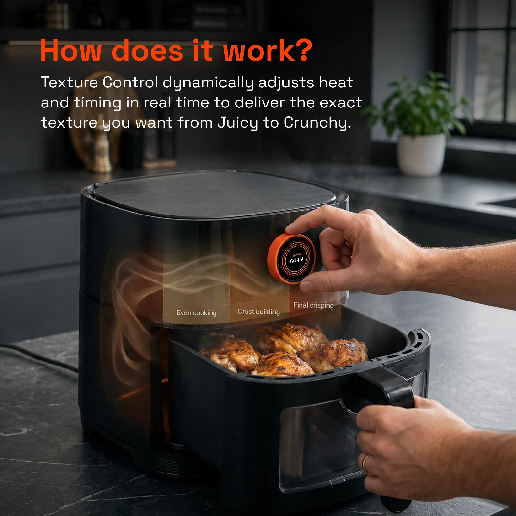 Upliance Smart Air Fryer - 6L | Powered by UpAI