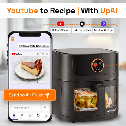 Upliance Smart Air Fryer - 6L | Powered by UpAI