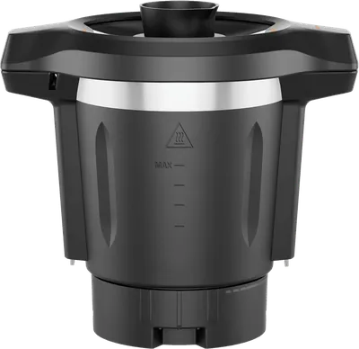 The upliance stainless-steel jar with its lid and crown